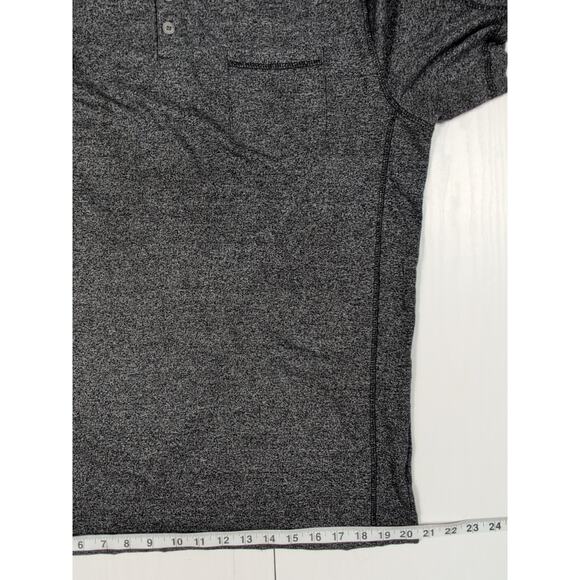 Knit Heritage Henley T-Shirt Men’s L Gray Short Sleeve Casual Pocket Lightweight - Picture 7 of 12